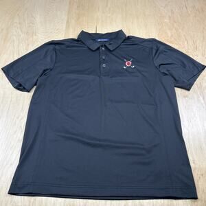 Cutter & Buck Men’s L Dark Gray Golf Polo Embroidered Logo Jersey Casual